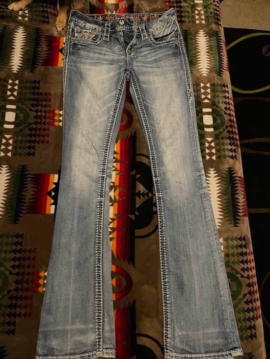 Rock Revival Denim - Rock Revival Light Blue Flare Jeans